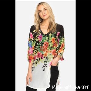 Johnny Was Betty blouse tunic Size Size Small